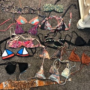 Lot of bikini tops. Small, xs READ DESCRIPTION